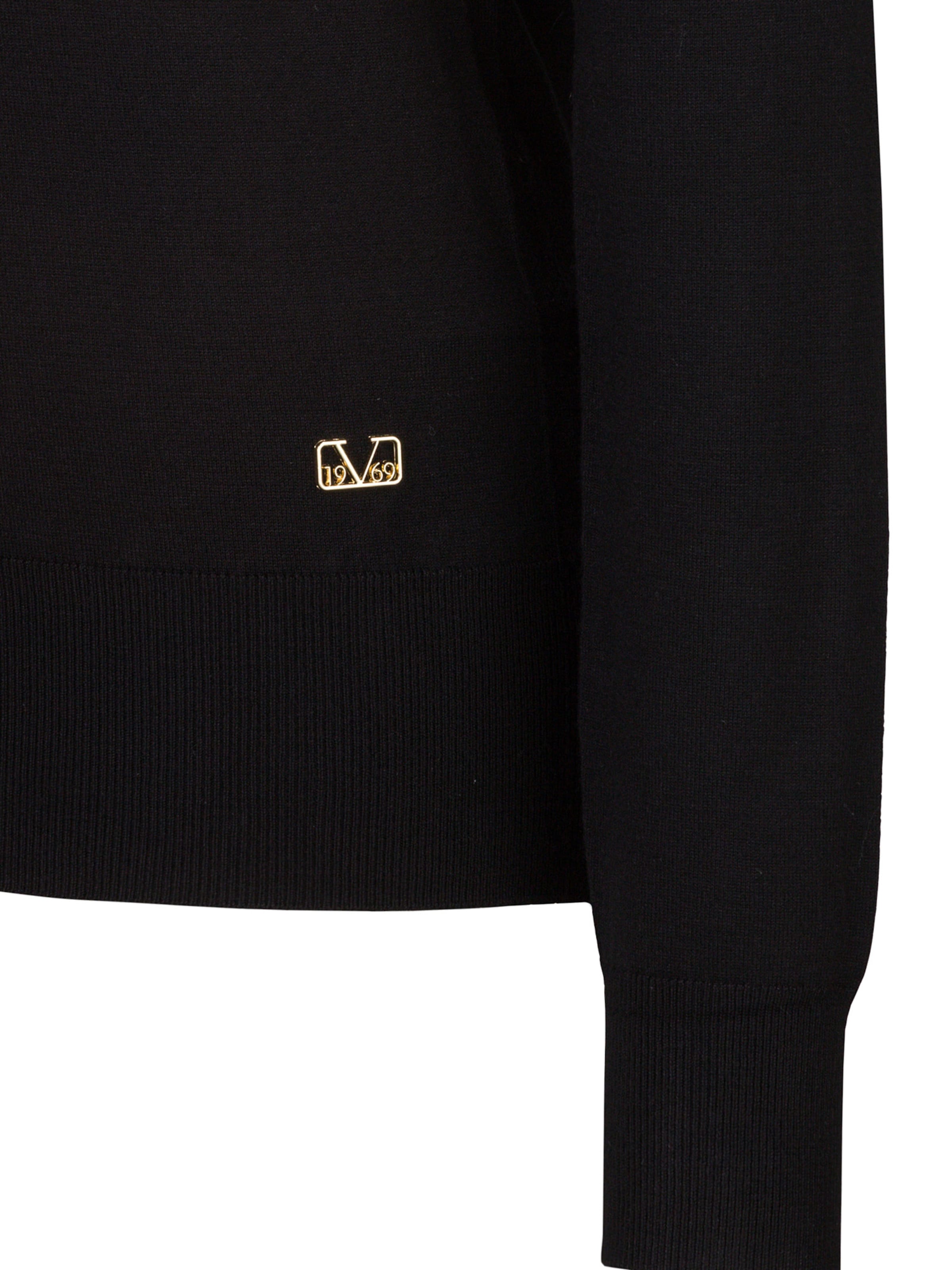 19V69 ITALIA Pullover 'Viola' i sort