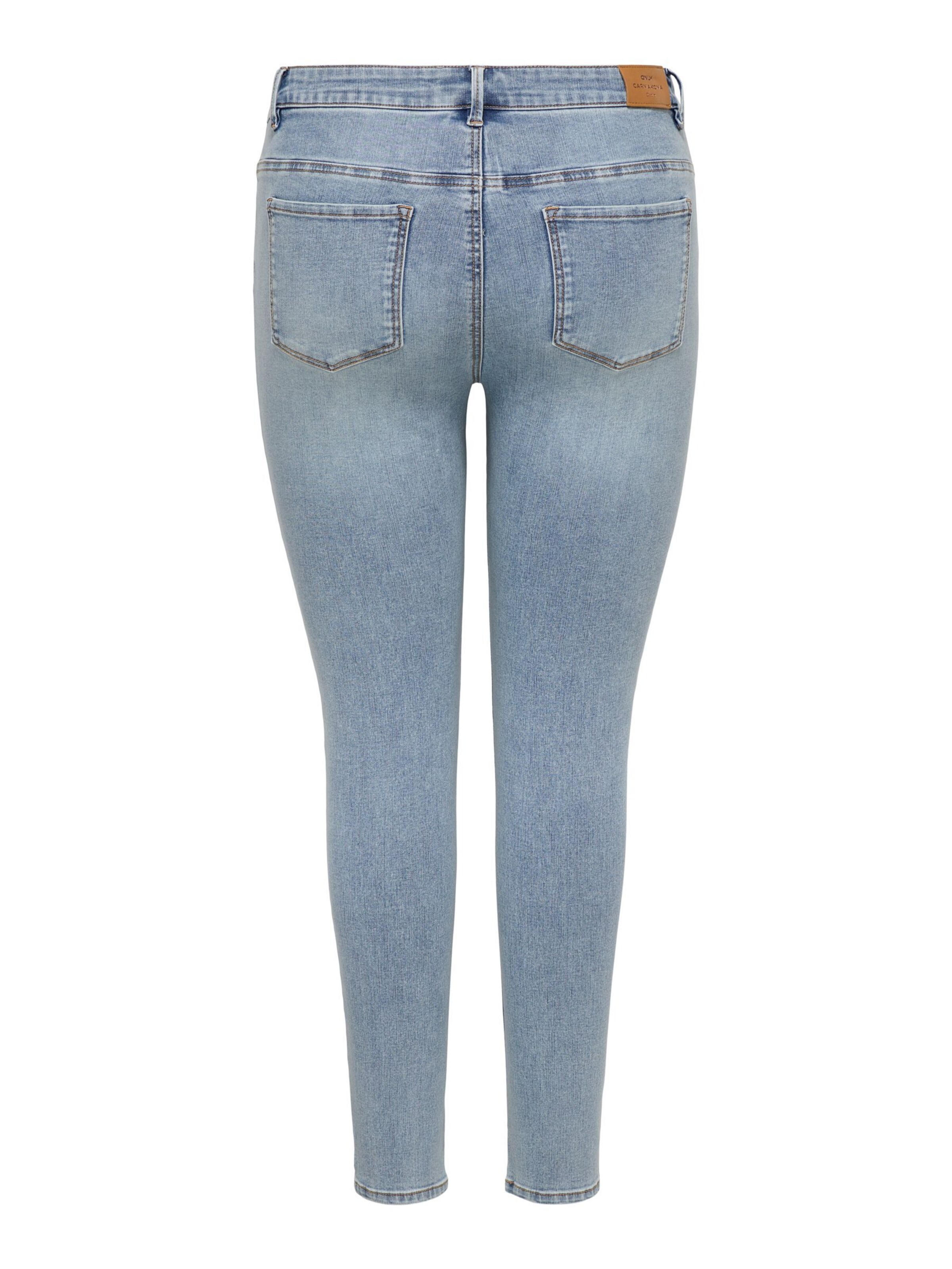 ONLY Carmakoma Skinny Jeans 'CARSally' in Blauw