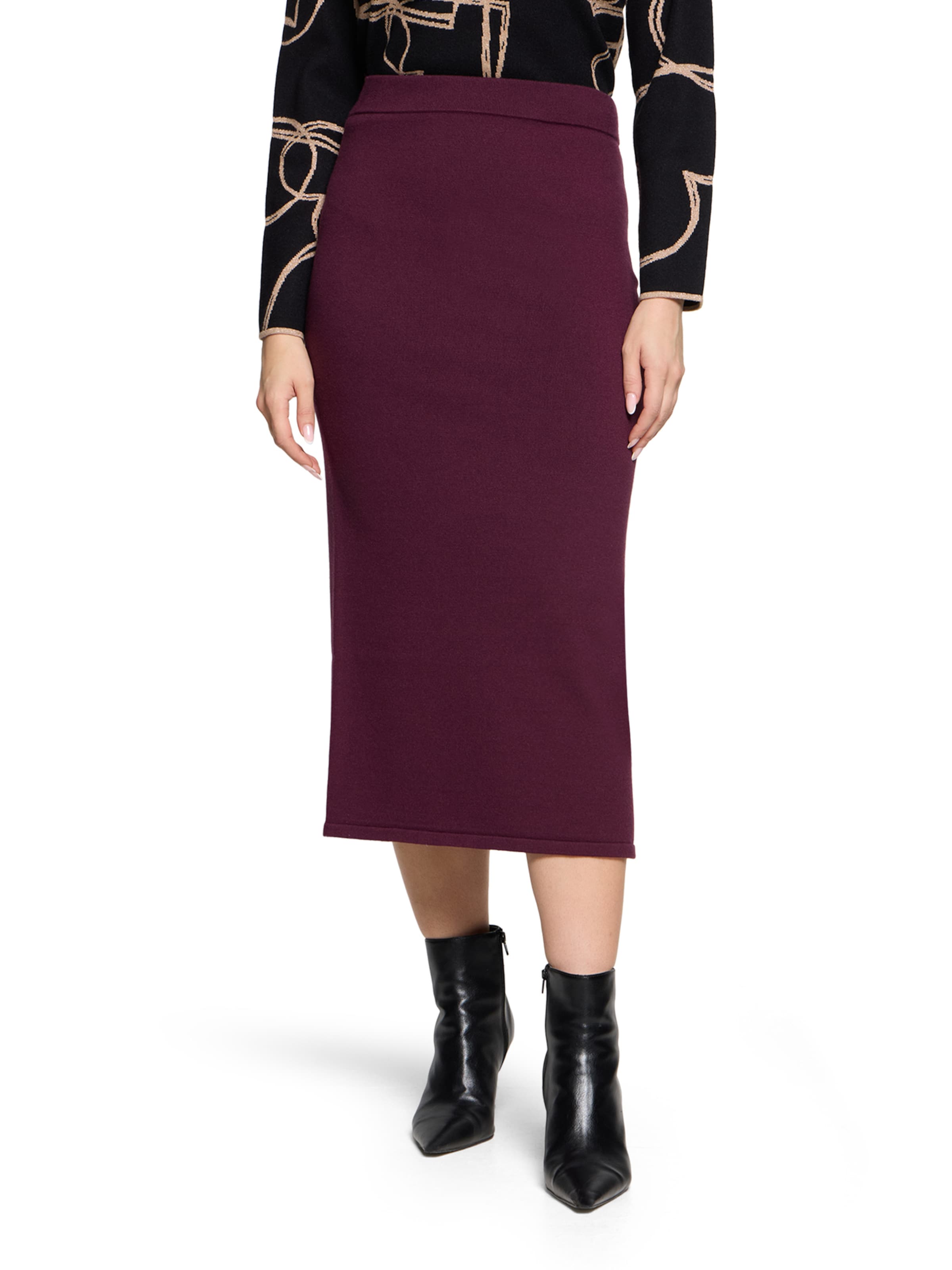 Jupe Betty Barclay en violet : devant