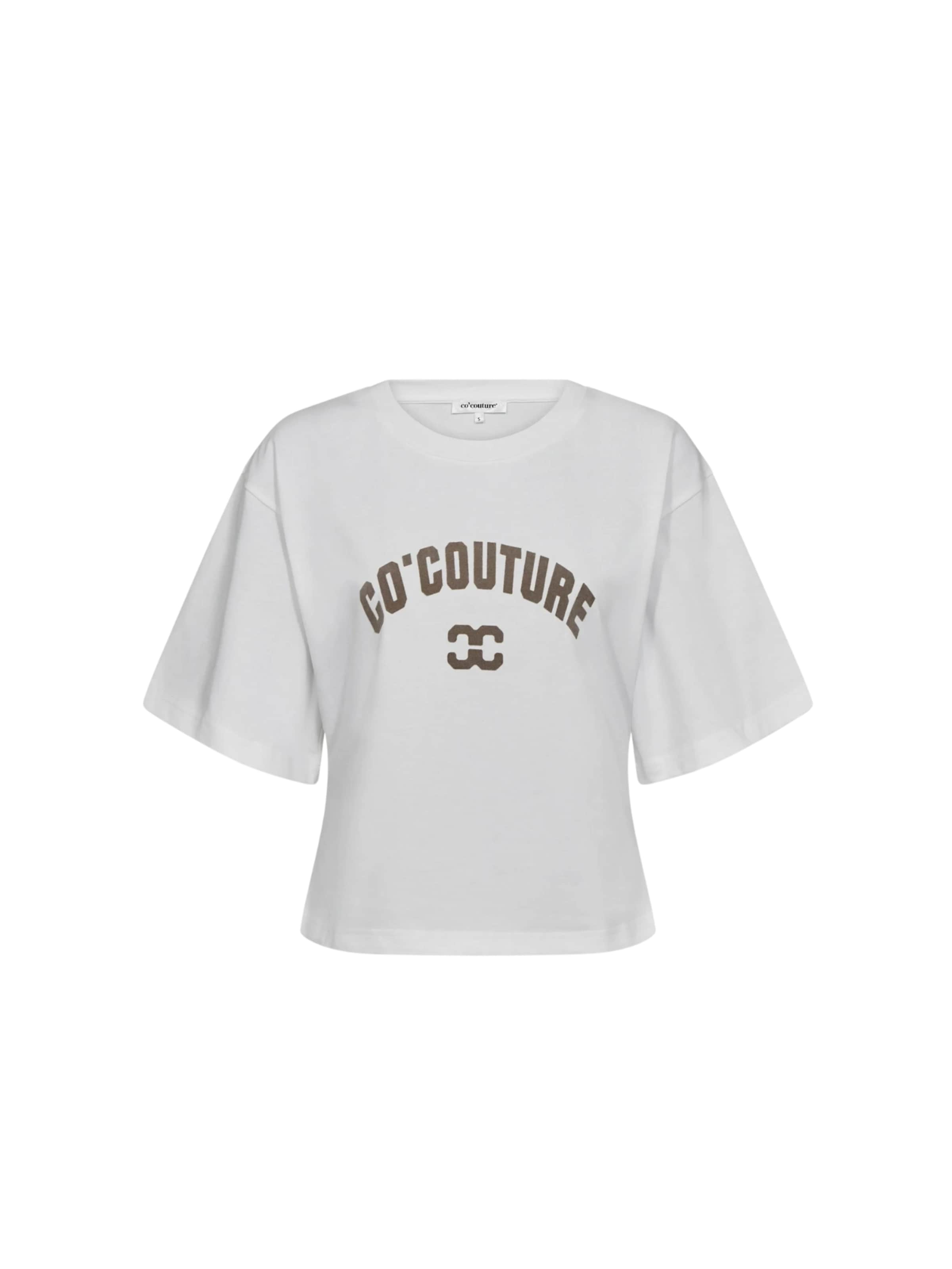 co'couture T-shirt ' ZengaCC ' in Weiß: Vorderseite