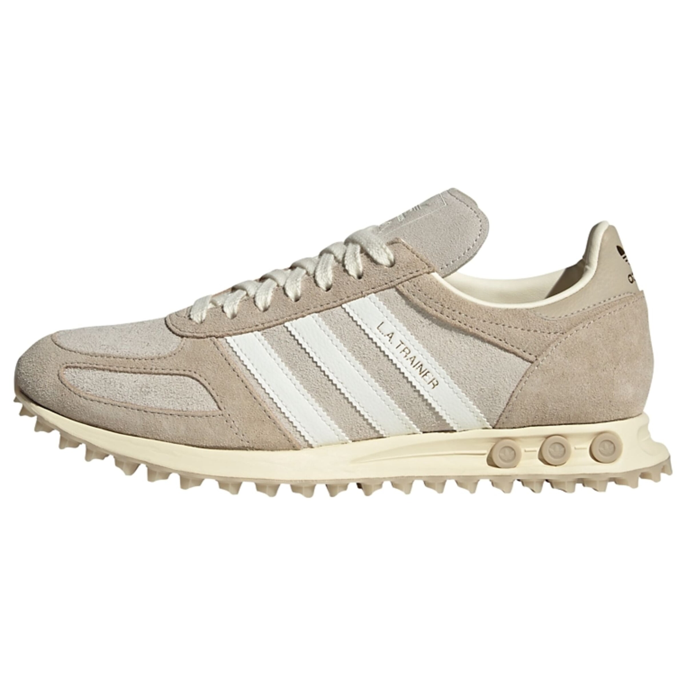 ADIDAS ORIGINALS Baskets basses 'La Trainer' en 36 en mastic / kaki / blanc, Vue avec produit