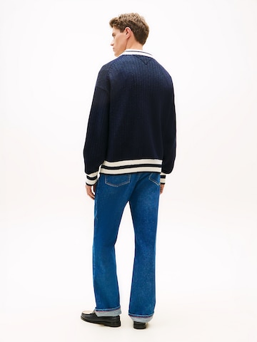 TOMMY HILFIGER Strickjacke in Blau