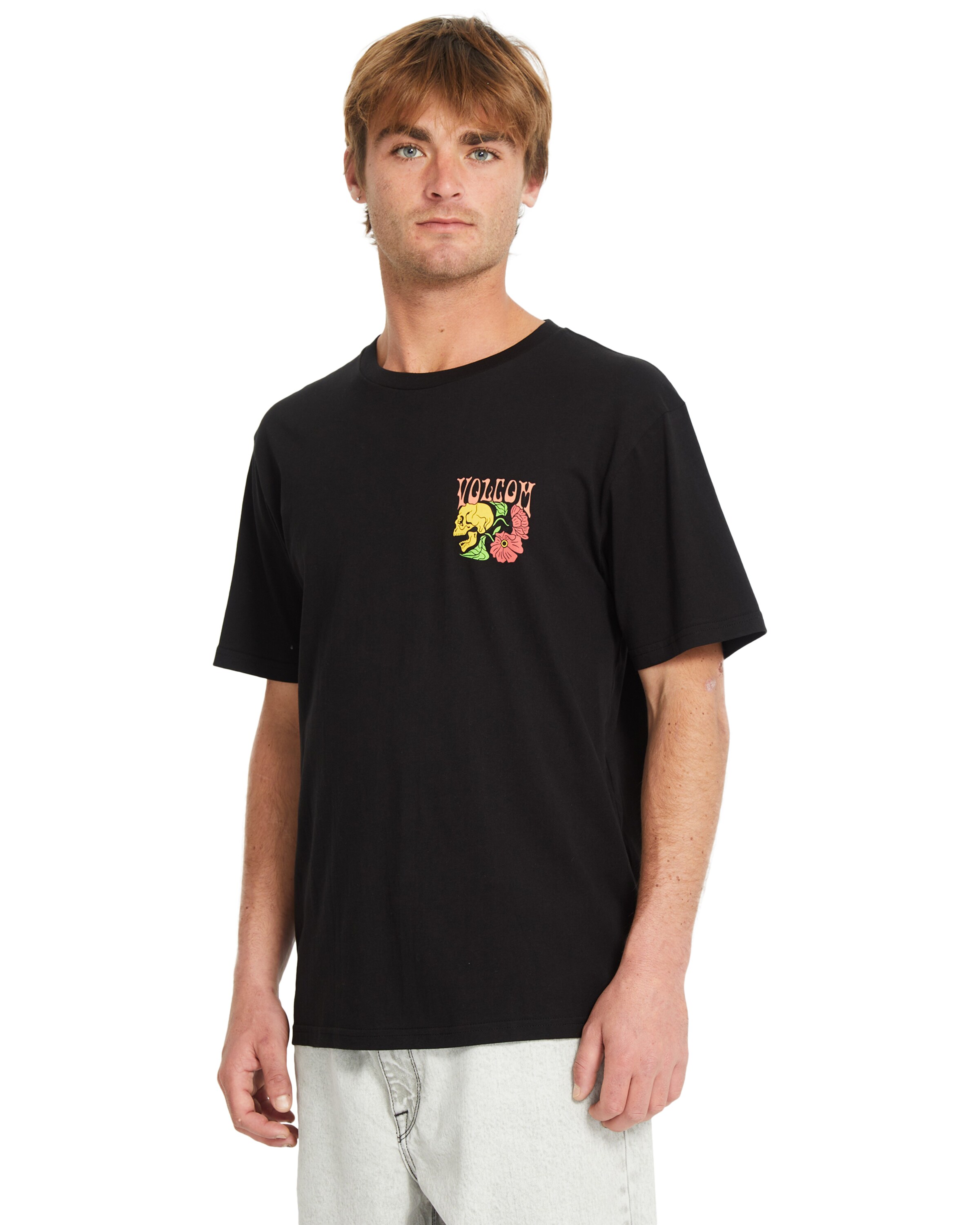 Volcom T-Shirt 'Toofflow' in Schwarz
