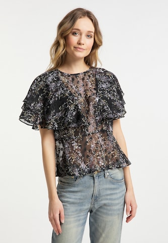 DreiMaster Vintage - Blusa en negro: frente