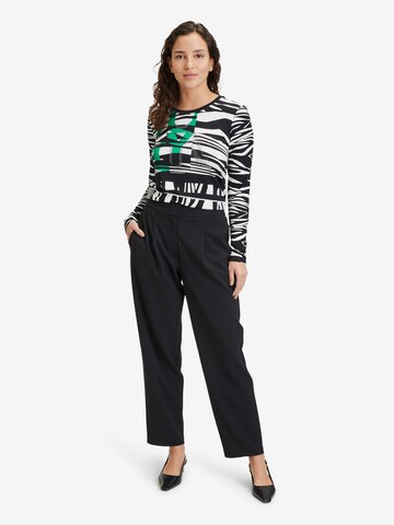 Betty Barclay Basic Shirt mit Animalprint in Schwarz