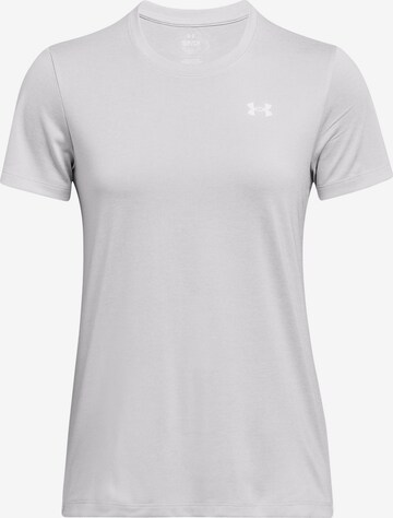 UNDER ARMOUR Functioneel shirt 'Tech Twist' in Grijs: voorkant