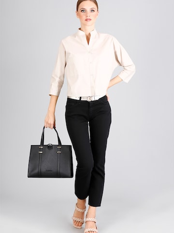 CAFè NOIR Handbag in Black: front