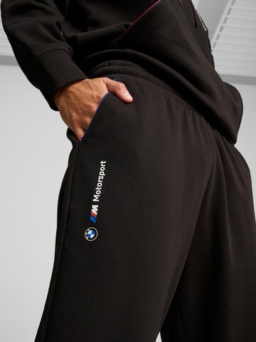 PUMA Tapered Sportsbukser 'BMW ESS+' i sort