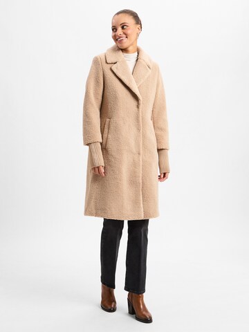 comma casual identity Wintermantel in Beige: Vorderseite