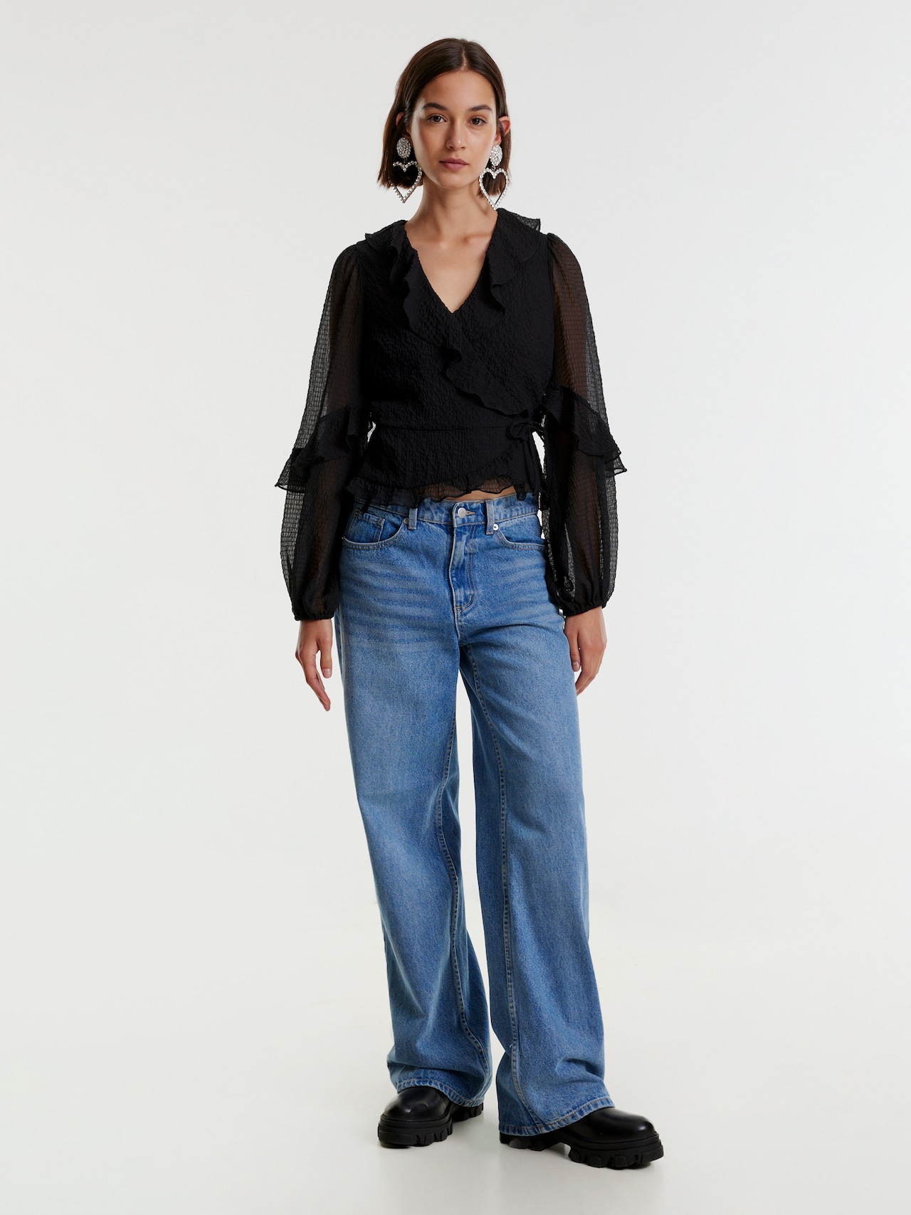 EDITED Blouse 'Sumi' Zwart