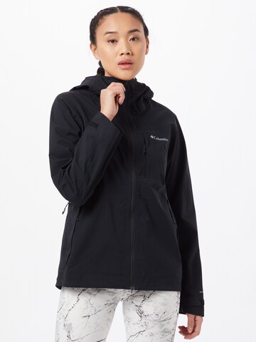 COLUMBIA Outdoor Jacket 'Omni-Tech Ampli-Dry' in Black: front