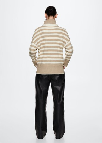 MANGO Sweter 'Marco' w kolorze beżowy