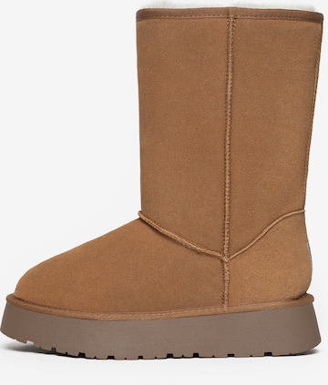 Boots da neve 'PIKES' di Gooce in marrone: frontale
