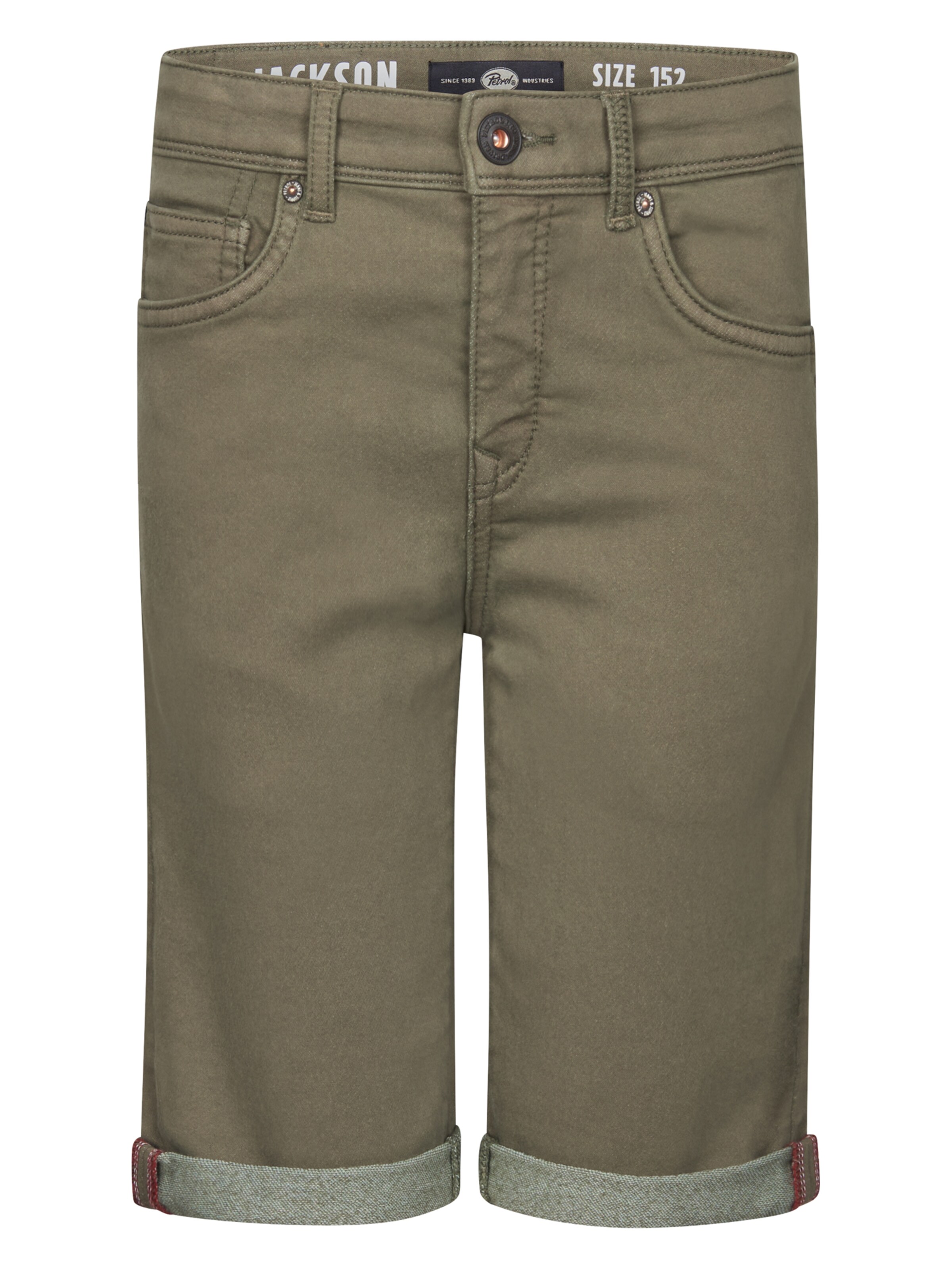 Petrol Industries Regular Jeans in Groen: voorkant