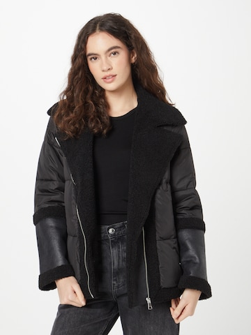 ABOUT YOU Between-Season Jacket 'Elonie' in Black: front