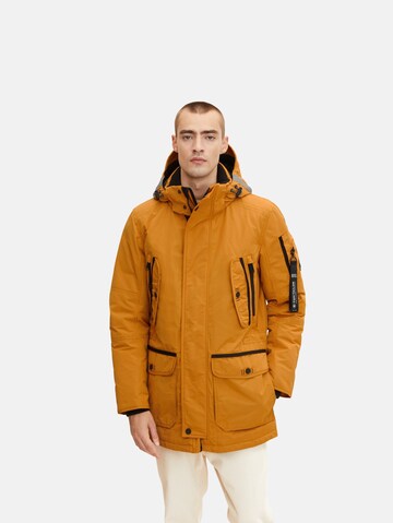 TOM TAILOR Between-Seasons Parka in Yellow: front