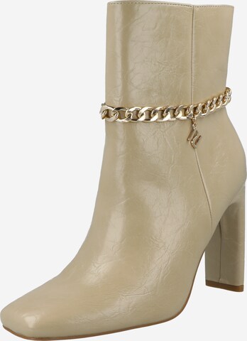 River Island Enkellaarsjes in Beige: voorkant