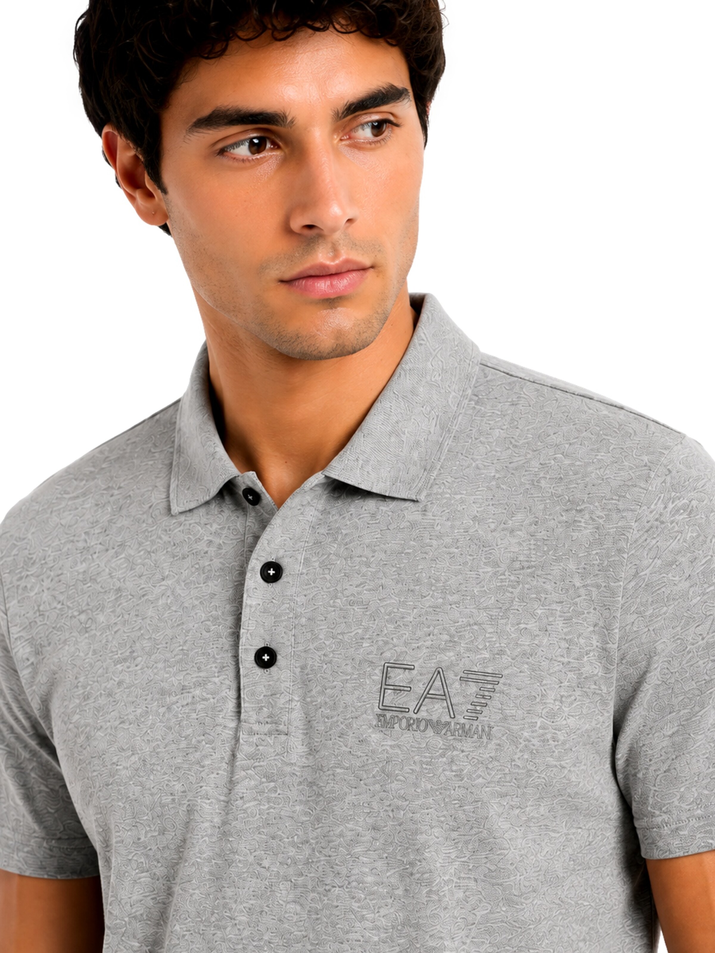 EA7 Emporio Armani Poloshirt in Grau