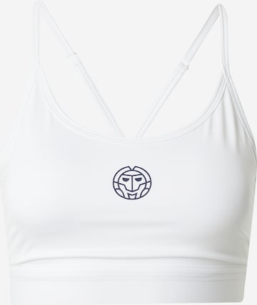 BIDI BADU Bralette Sports Bra in White: front