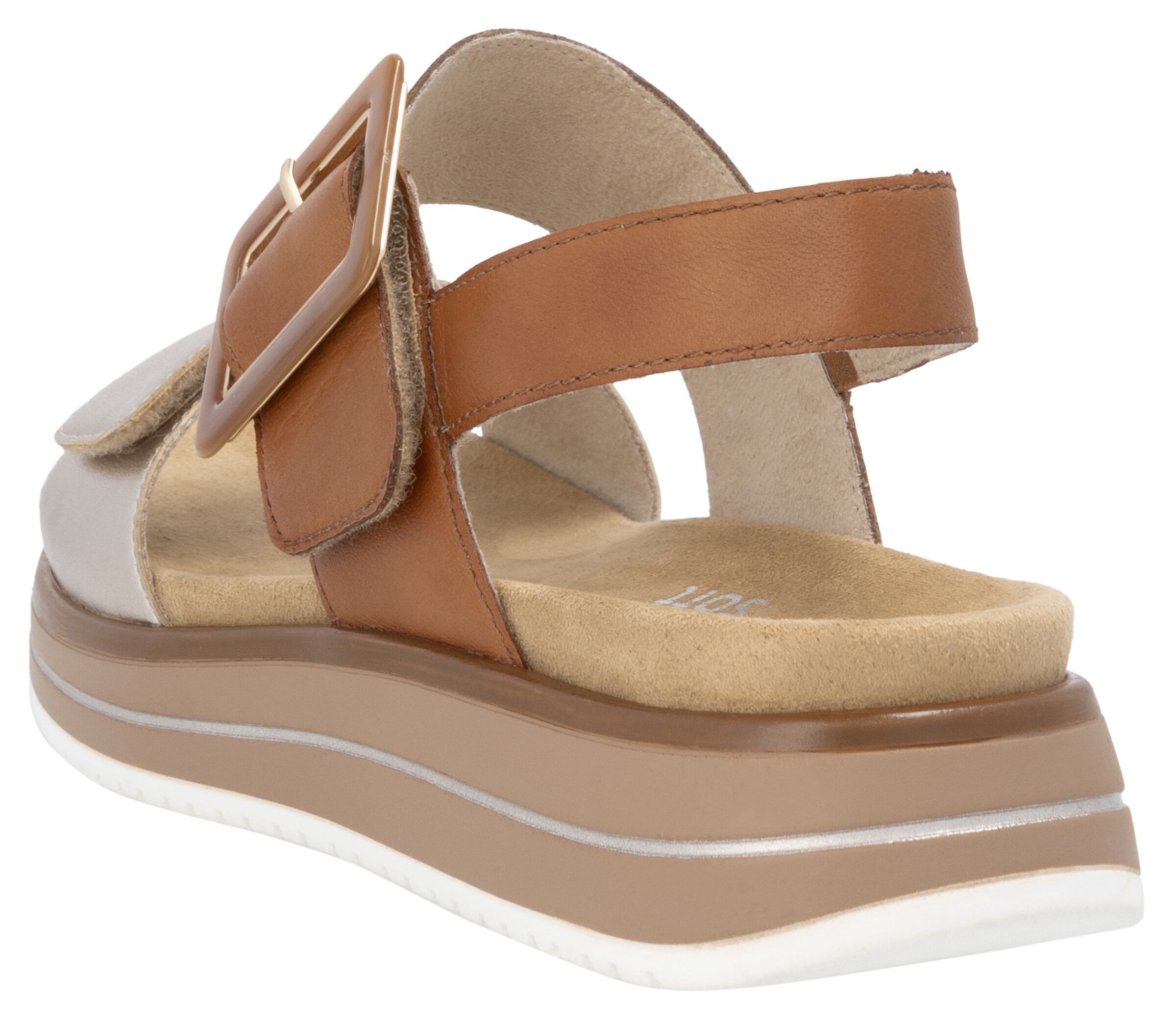 REMONTE Strap Sandals in Brown