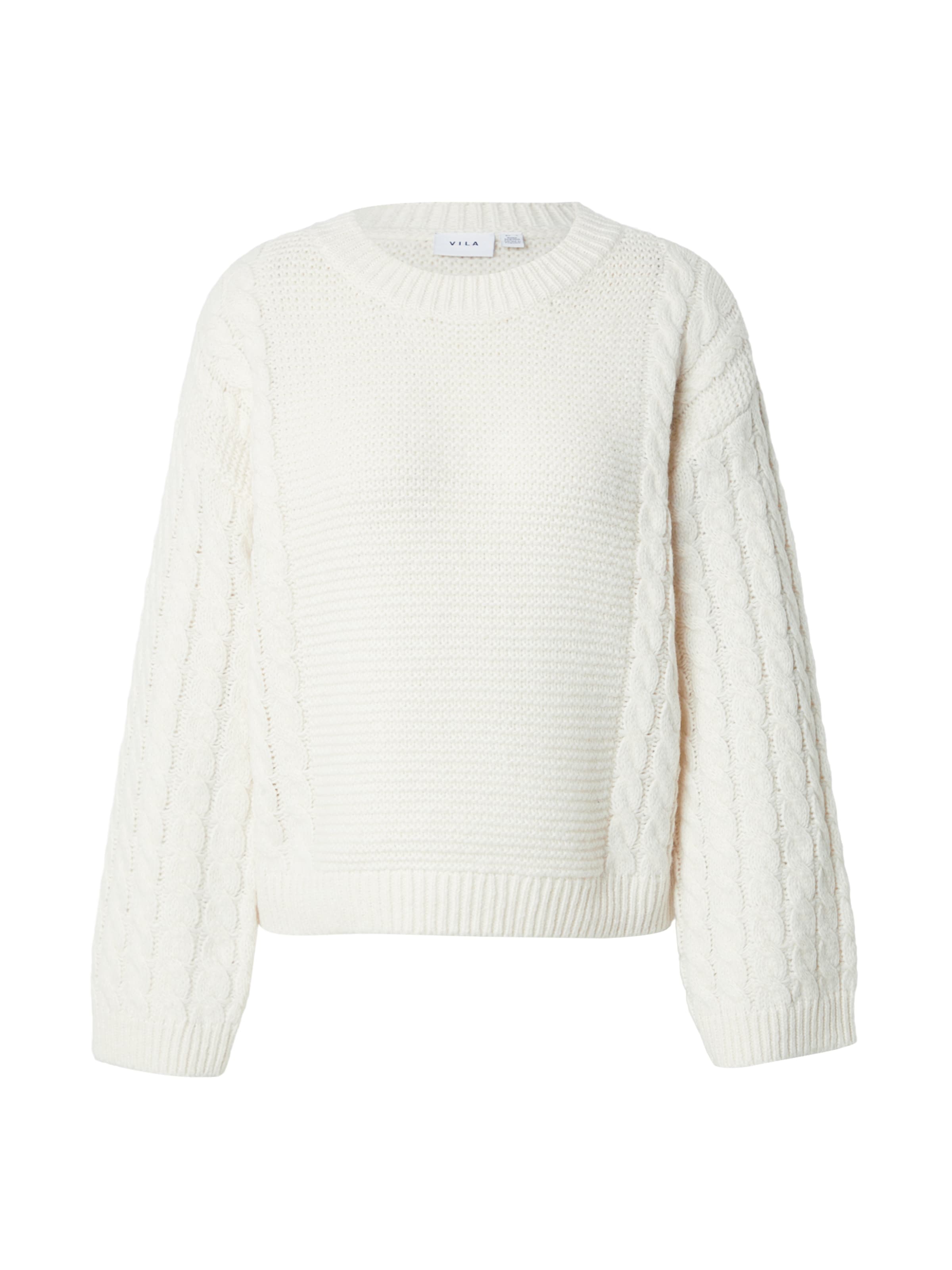 smėlio VILA Megztinis 'VITYNE': priekis
