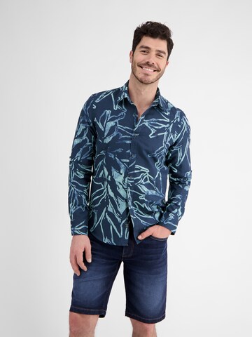 Coupe regular Chemise LERROS en bleu : devant