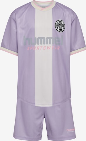 Hummel Trainingspak in Lila: voorkant