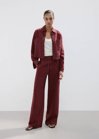 MANGO Wide leg Pants 'Ricardo' in Orange