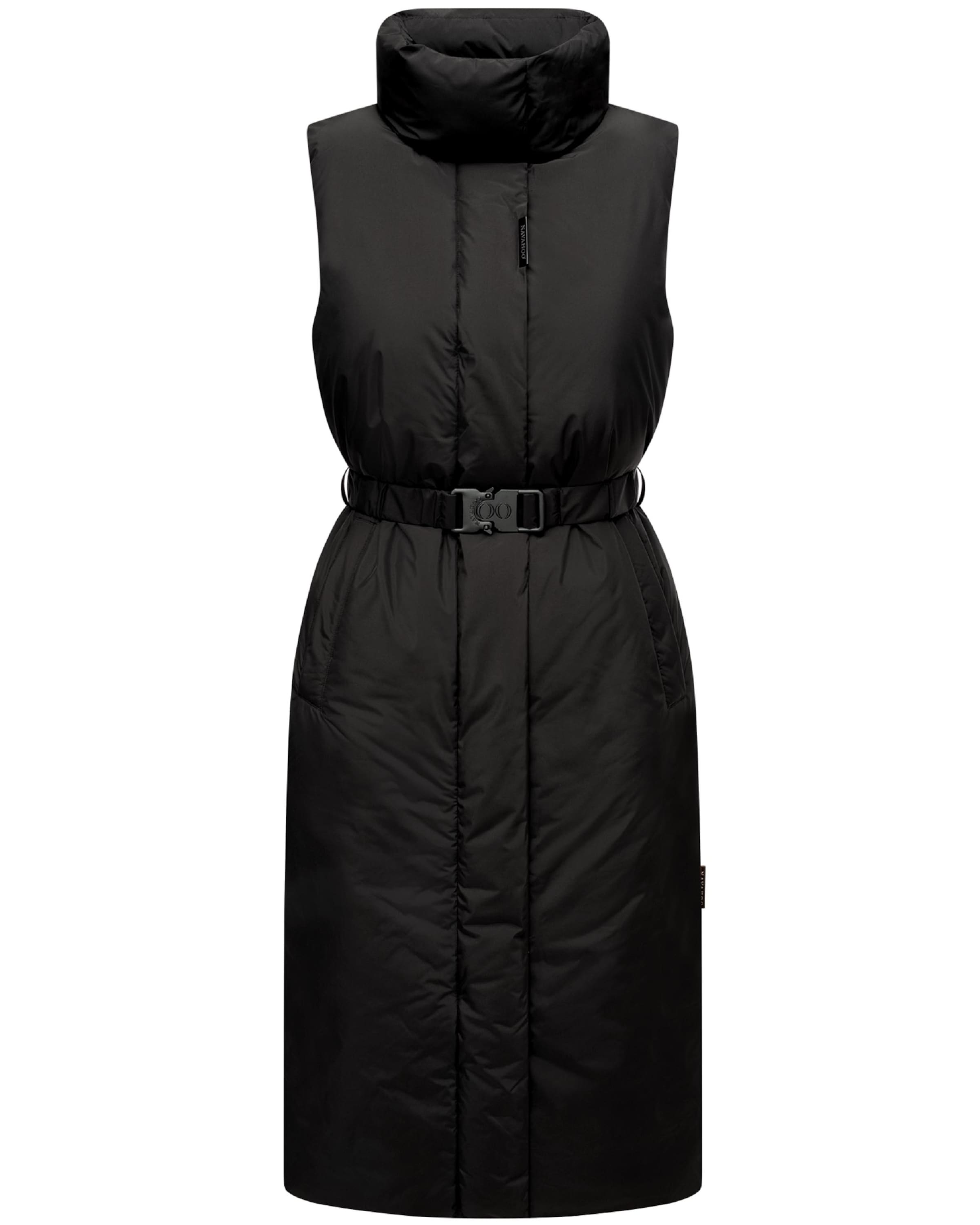 NAVAHOO Γιλέκο 'Abendlied XIV' σε μαύρο: μπροστά