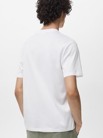 MANGO MAN T-Shirt 'BELLOW' in Weiß