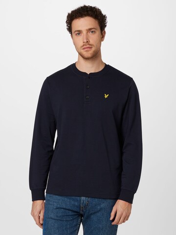 Lyle & Scott Sweatshirt in Blauw: voorkant