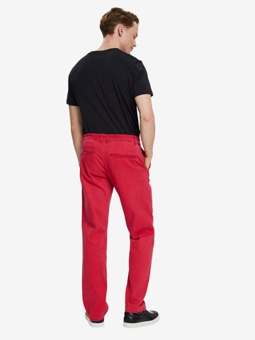 ESPRIT Regular Chino Pants in Red