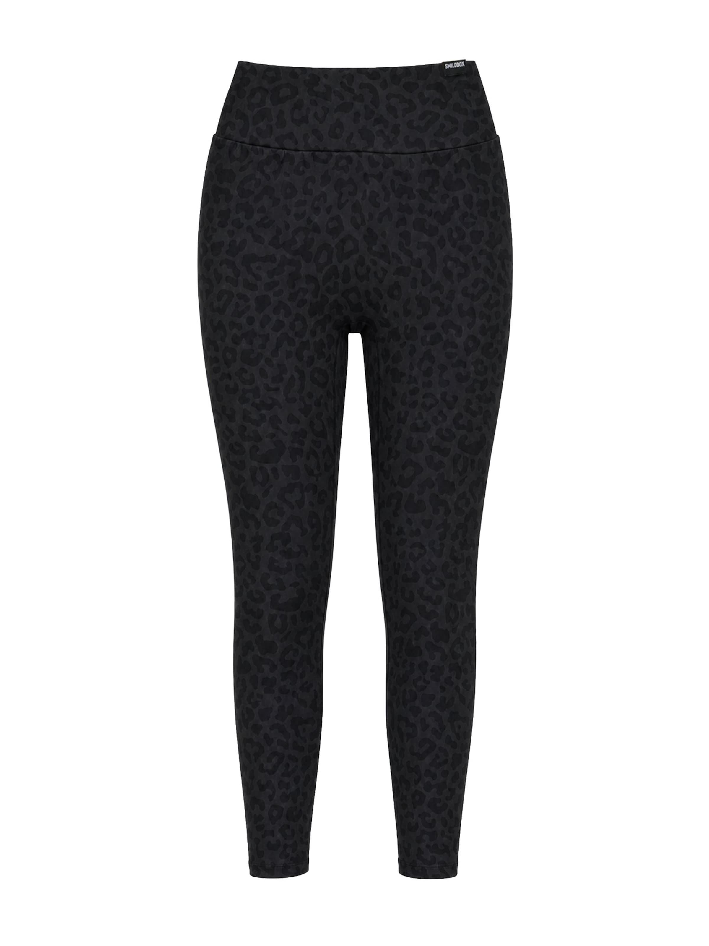 Leggings ' Velvara ' Smilodox en noir : devant