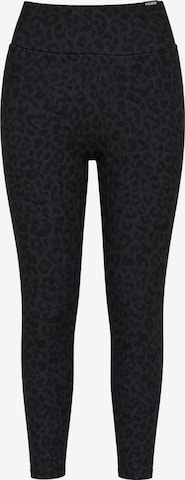 Leggings ' Velvara ' Smilodox en noir : devant
