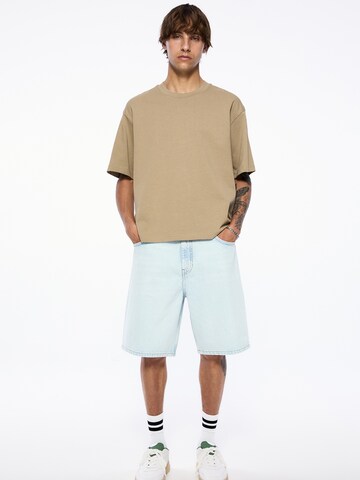 Pull&Bear Loosefit Jeans i blå