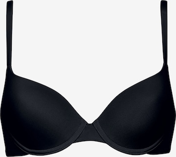 Lisca T-shirt Bra 'Bella' in Black: front