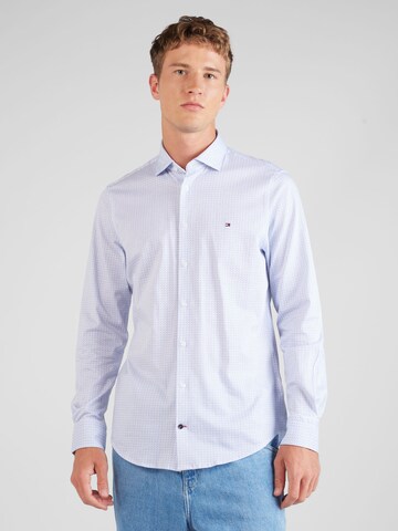 Slim fit Camicia di Tommy Hilfiger Tailored in blu: frontale