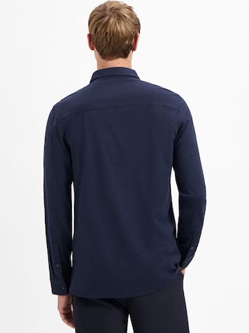 No Excess Slim fit Button Up Shirt in Blue