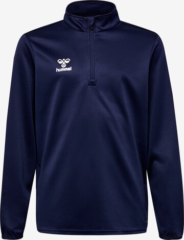 Sweat de sport 'ESSENTIAL' Hummel en bleu : devant