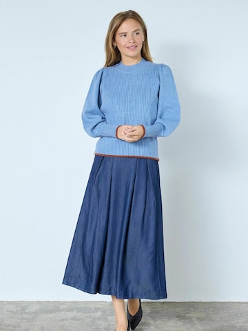 Pull-over 'Row' co'couture en bleu