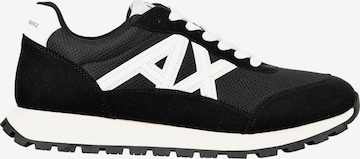 ARMANI EXCHANGENiske tenisice - crna boja: prednji dio