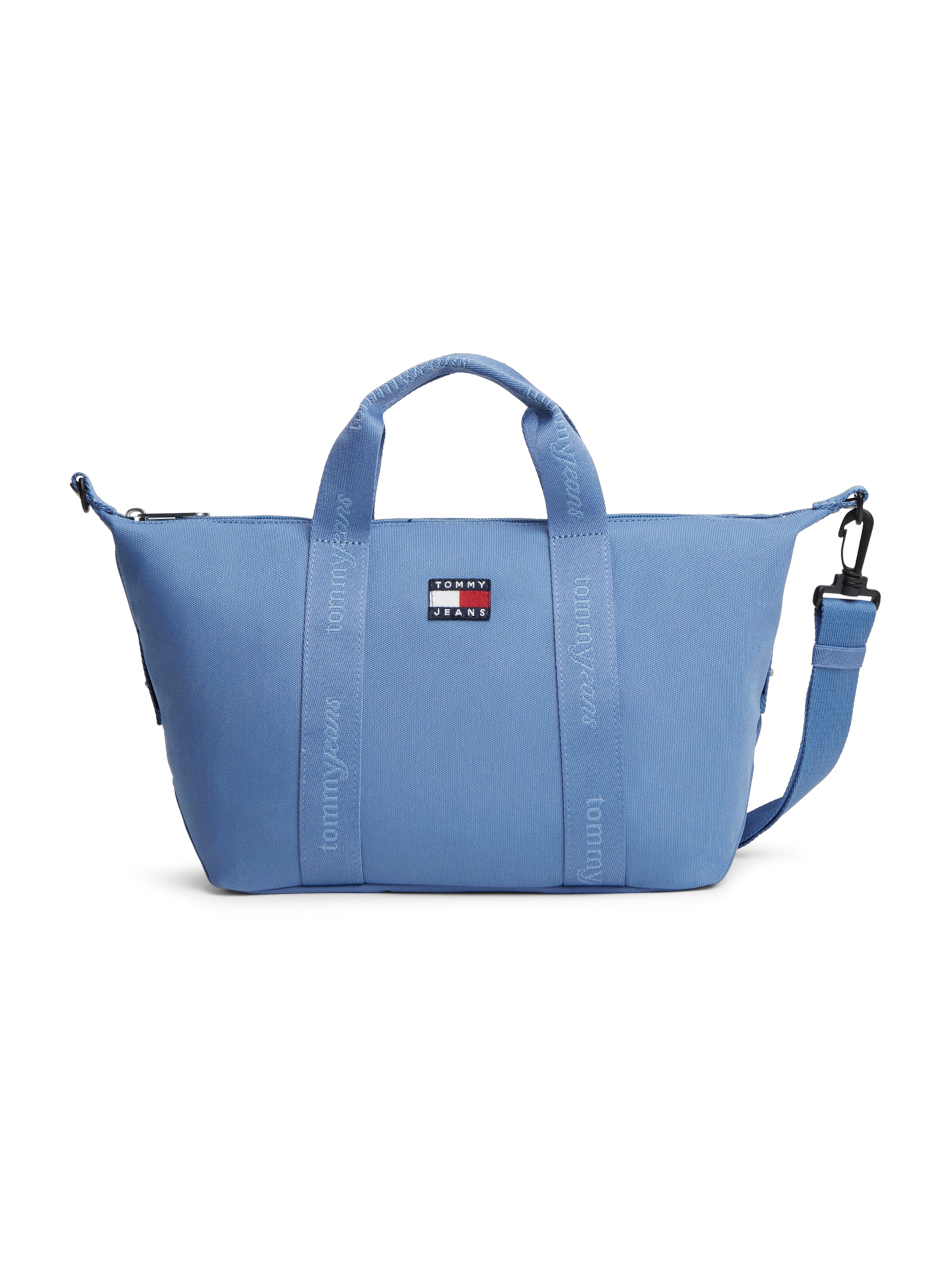 Tommy Jeans - Malas de tiracolo 'ESS' em azul: frente