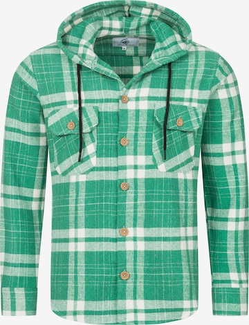 Rock Creek Regular fit Button Up Shirt in Green: front