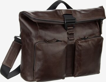 LEONHARD HEYDEN Crossbody Bag ' Porto ' in Brown: front