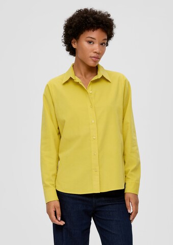 s.Oliver Blouse in Yellow: front