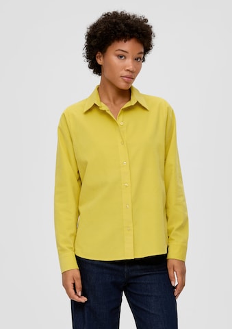 Camicia da donna di s.Oliver in giallo: frontale