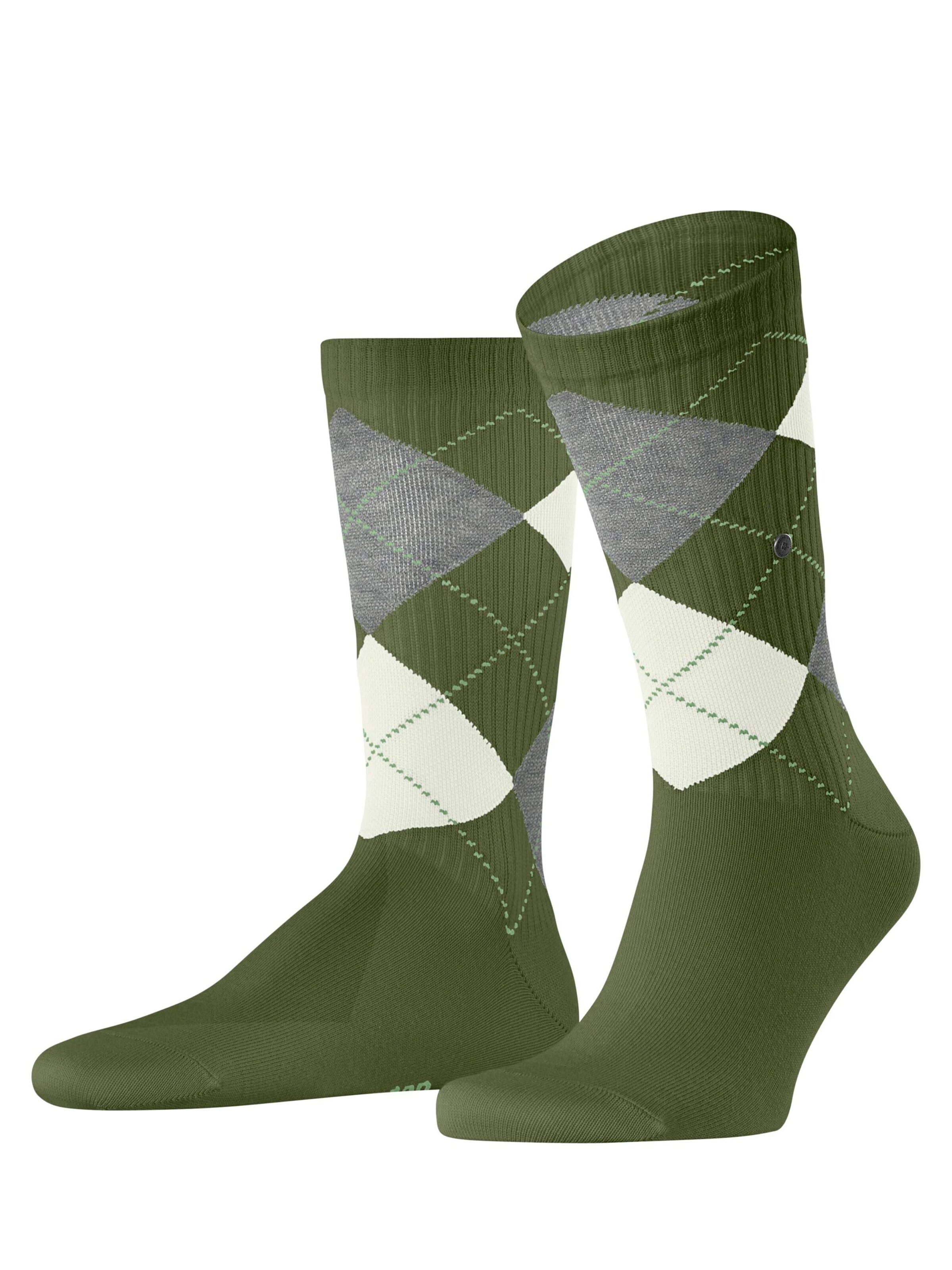 BURLINGTON Socks 'Rib Court' in Green: front