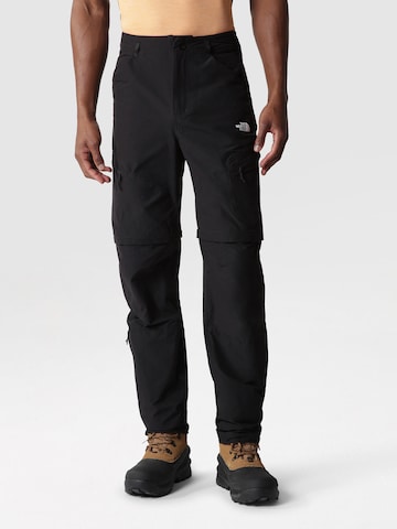 THE NORTH FACE Tapered Outdoor trousers in Black: front