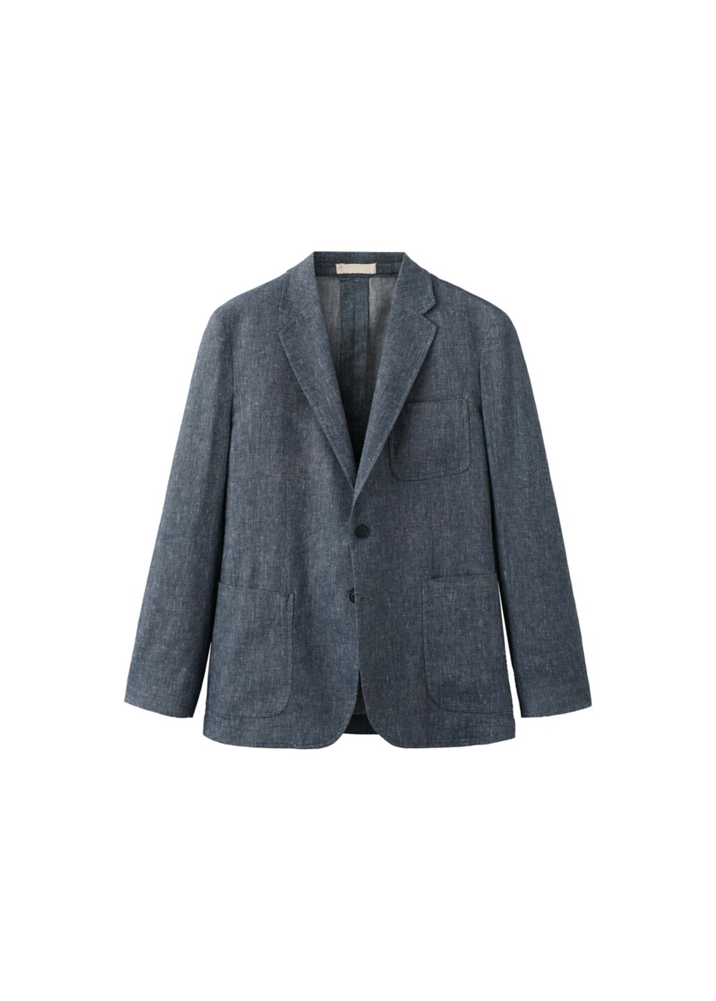 MANGO MAN Slim fit Suit Jacket in Blue: front