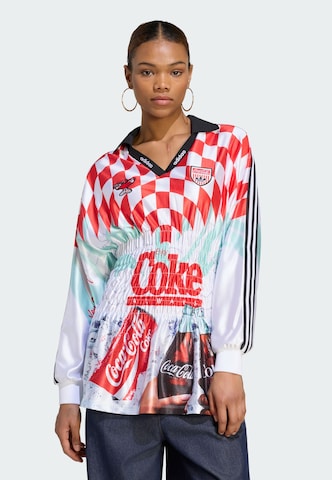 T-shirt 'Mash Up' ADIDAS ORIGINALS en blanc : devant
